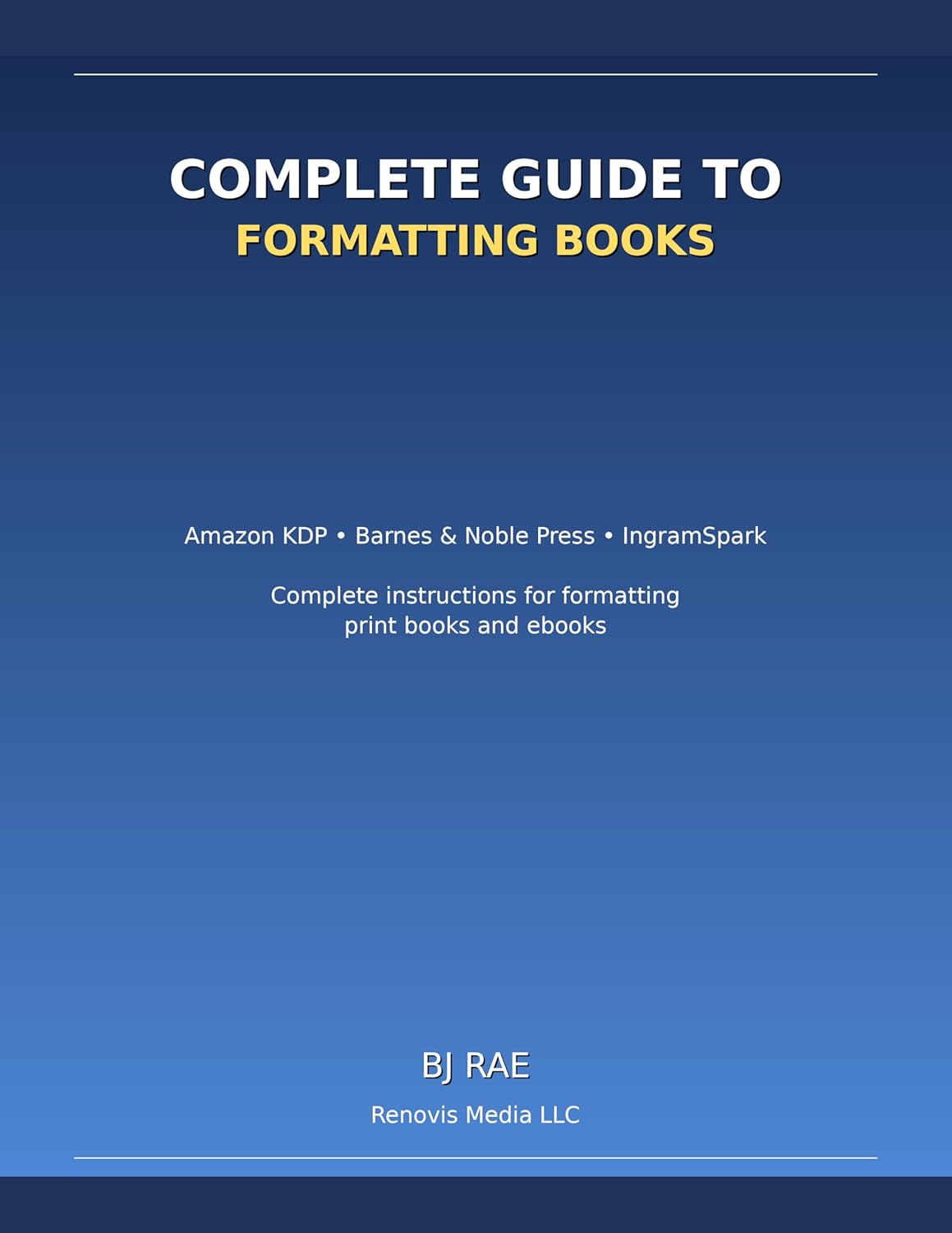 Complete guide to formatting books
